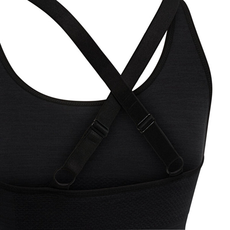 SÜRDÜRÜLEBİLİR CLEA SEAMLESS SPOR SÜTYENİ Siyah Kadın Atlet
