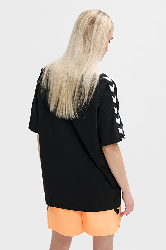 ARCHIVE BOXY KISA KOLLU TİŞÖRT Siyah Unisex Tişört