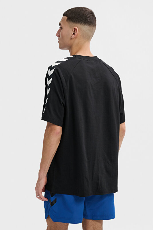 ARCHIVE BOXY KISA KOLLU TİŞÖRT Siyah Unisex Tişört