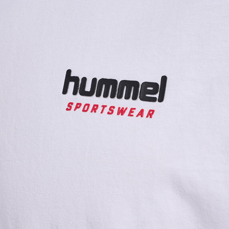 LOOSE SPORTSWEAR KISA KOLLU TİŞÖRT Beyaz Unisex Tişört