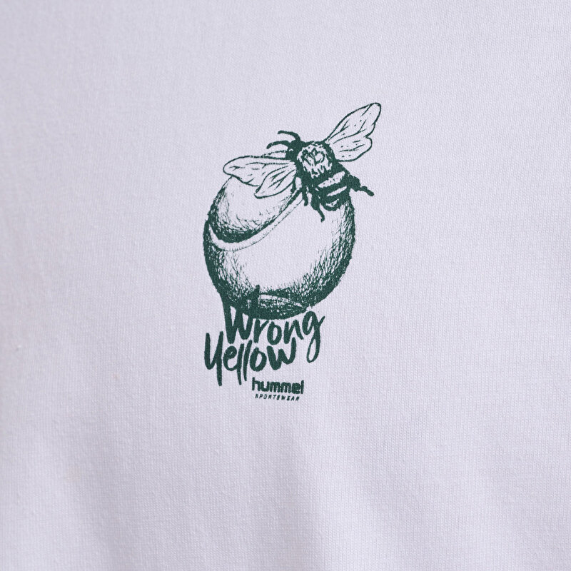 LOOSE KISA KOLLU TİŞÖRT Beyaz Unisex Tişört