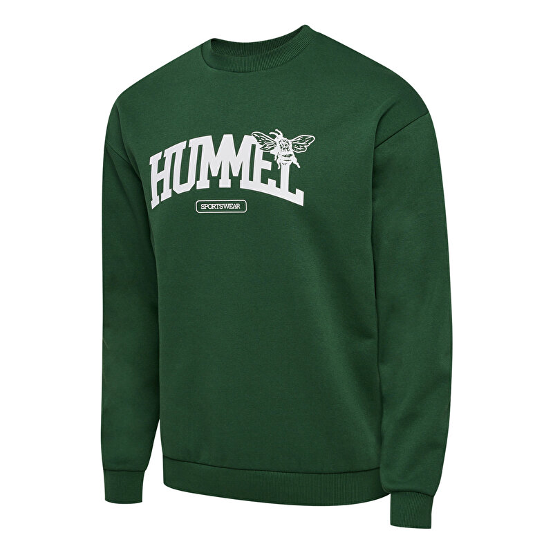 LOOSE UNIVERSITY BEE SWEATSHIRT Yeşil Unisex Sweatshirt