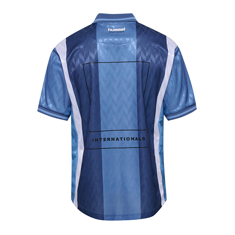 LOOSE KISA KOLLU FUTBOL FORMASI Lacivert Unisex Tişört