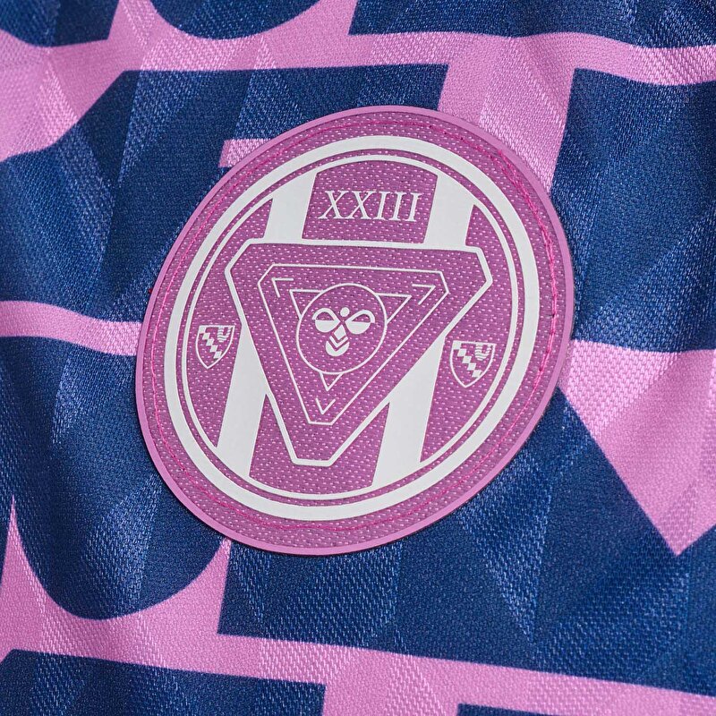 LOVE LOOSE KISA KOLLU FUTBOL FORMASI Pembe Unisex Tişört