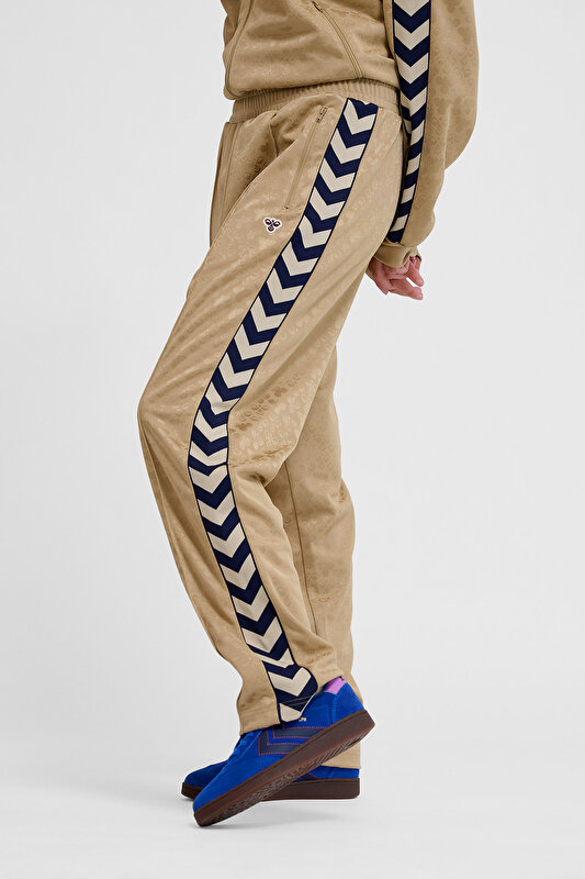 ARCHIVE REGULAR POLY AOP EŞOFMAN ALTI Bej Unisex Eşofman Altı