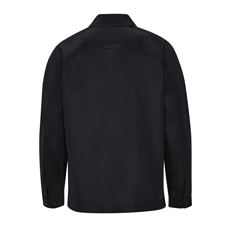 SORONA LOOSE FERMUARLI SWEATSHIRT Siyah Unisex Sweatshirt