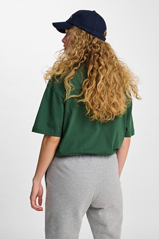 LOOSE TEE CLUB SPORTSWEAR KISA KOLLU TİŞÖRT Yeşil Unisex Tişört