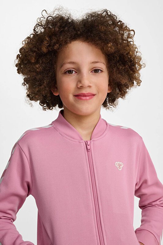 JR ARCHIVE REG POLY ÇOCUK FERMUARLI SWEATSHIRT Pembe Çocuk Sweatshirt 