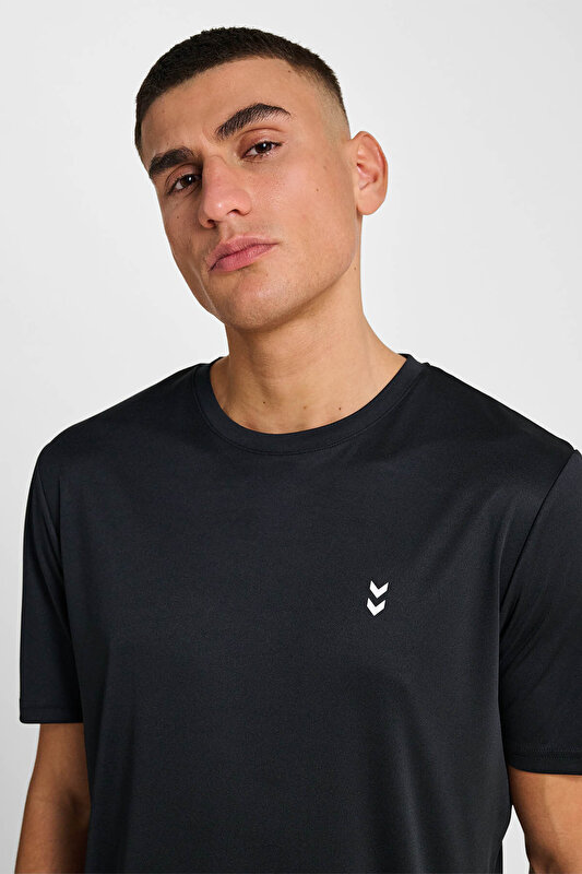 PULSE TRAINING KISA KOLLU TİŞÖRT Siyah Erkek Tişört