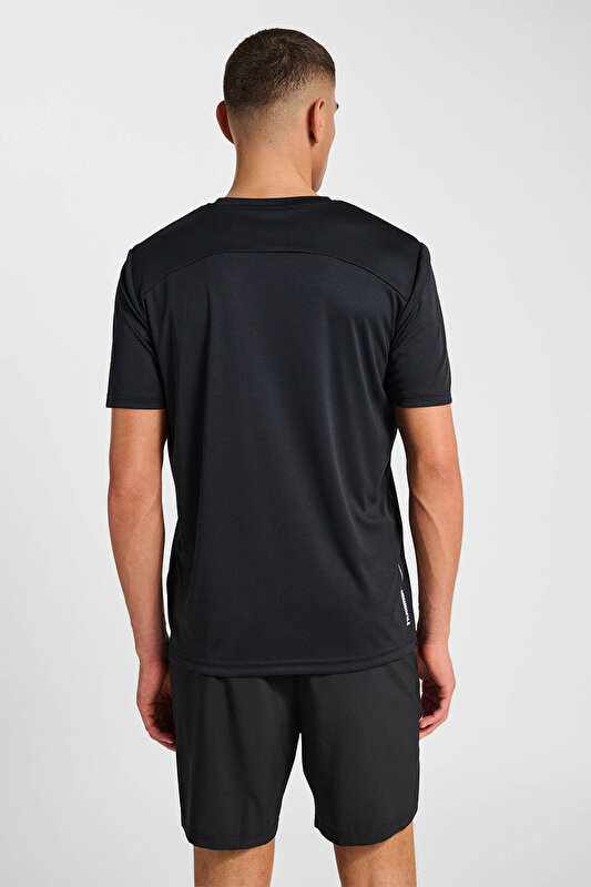 PULSE TRAINING KISA KOLLU TİŞÖRT Siyah Erkek Tişört