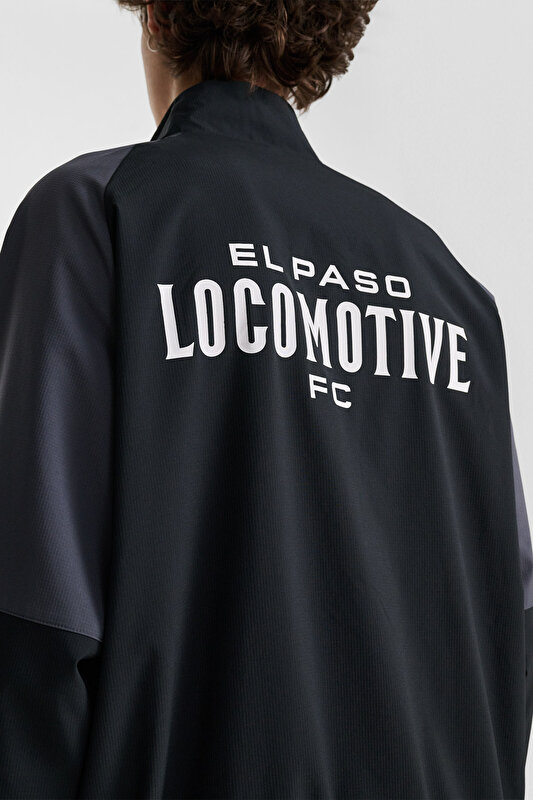 LOOSE TRACK SW EL PASO FERMUARLI SWEATSHIRT Siyah Unisex Sweatshirt