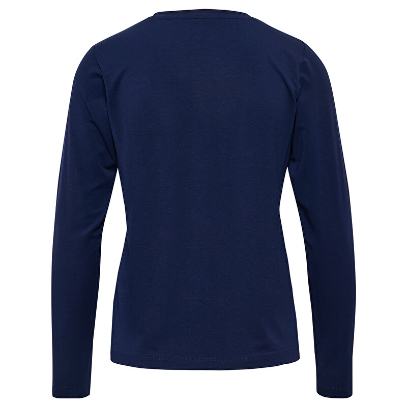 YOGA SOFT LOOSE W UZUN KOLLU TİŞÖRT Lacivert Kadın Tişört