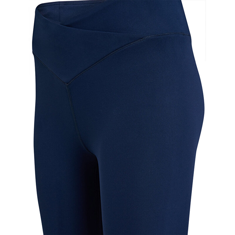 YOGA WRAP YÜKSEK BEL TAYT Lacivert Kadın Tayt