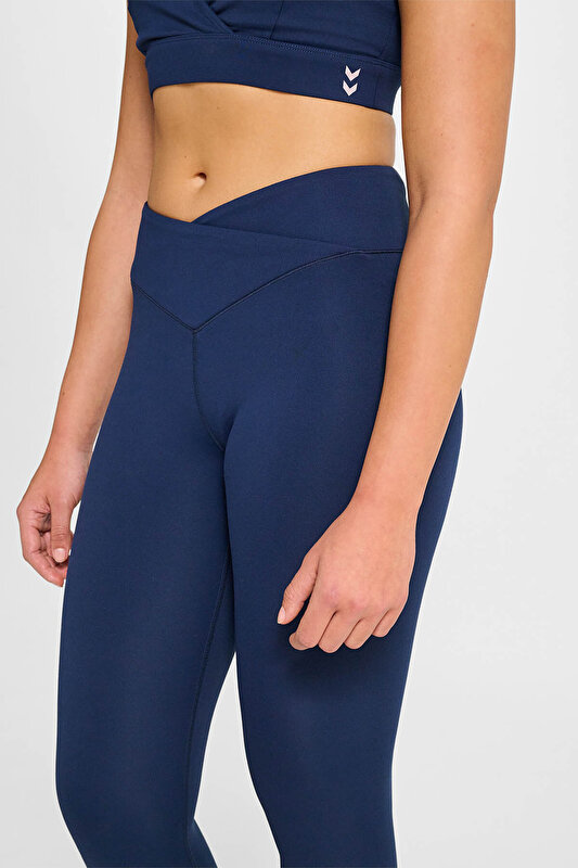 YOGA WRAP YÜKSEK BEL TAYT Lacivert Kadın Tayt