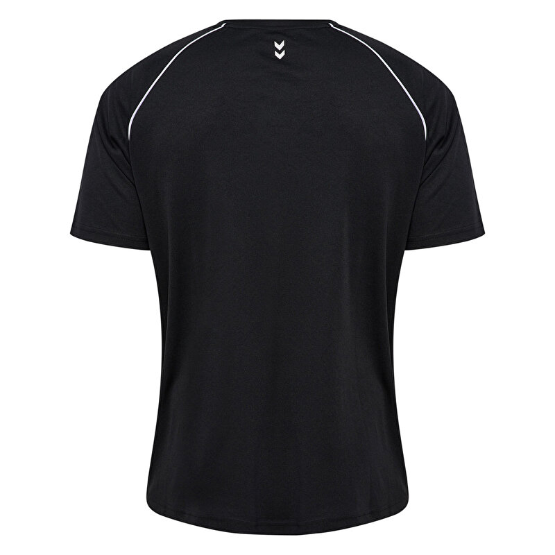PULSE TRAINING PRINT SS KISA KOLLU TİŞÖRT Siyah Erkek Tişört