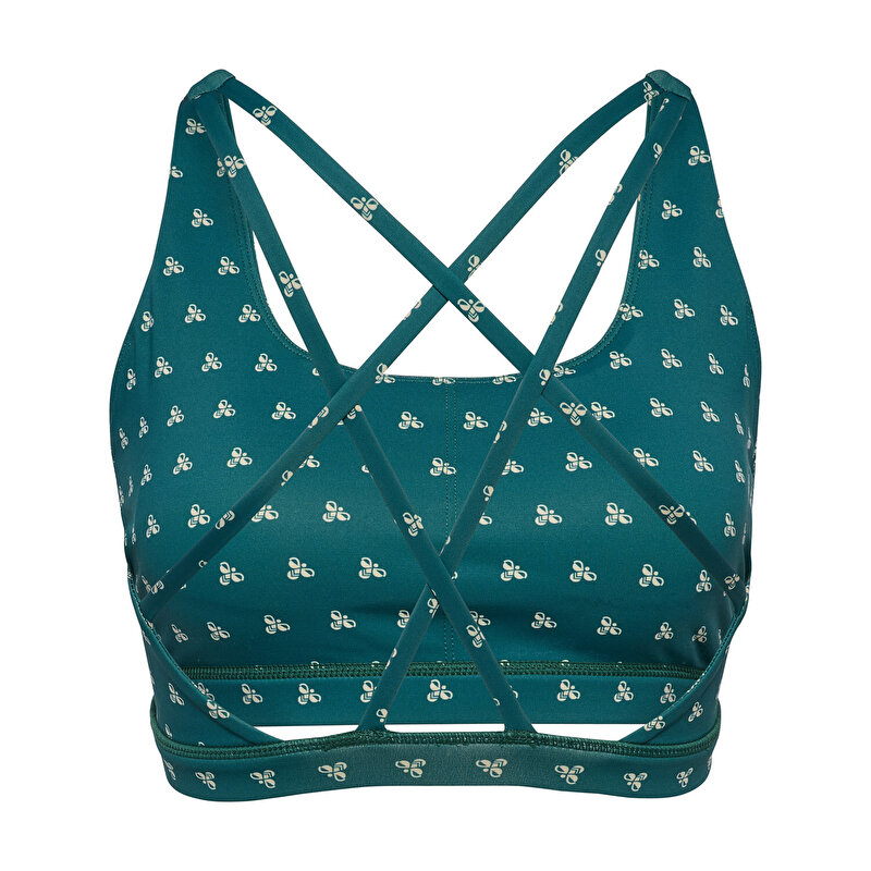 HIIT AOP IMPACT STRAP SPORCU SÜTYENİ Yeşil Kadın Spor Sütyeni