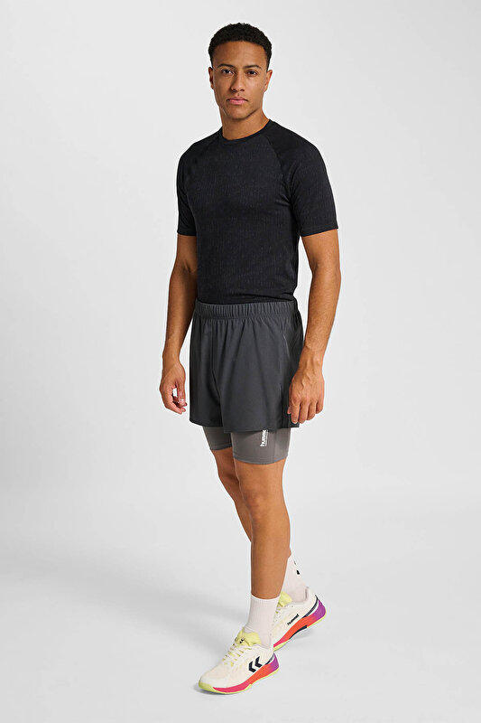 HIIT INTENSITY W 2 IN 1 ŞORT Gri Kadın Şort