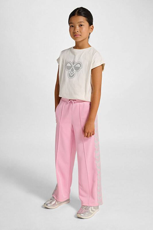 JR WIDE LEG POLY TAPE ÇOCUK EŞOFMAN ALTI Pembe Çocuk Eşofman Altı 