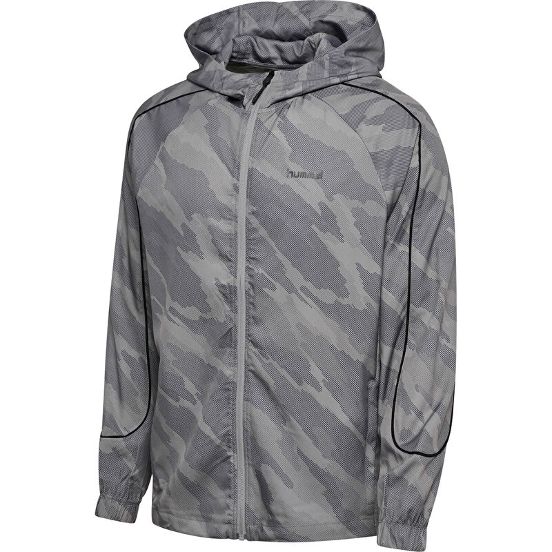 AOP HYBRID TRACK FERMUARLI SWEATSHIRT - hummel 