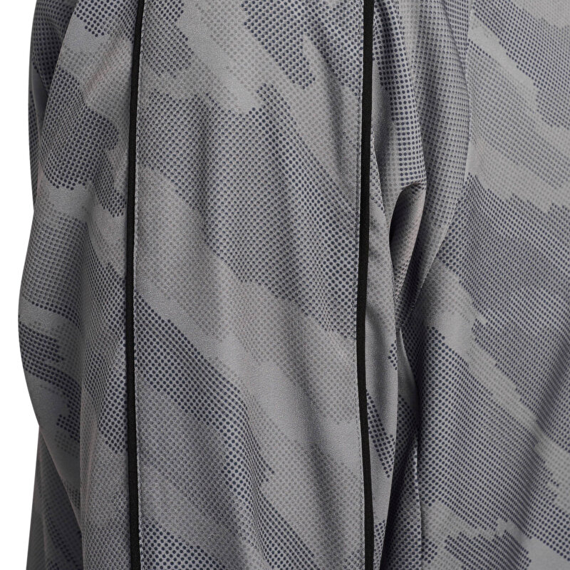 AOP HYBRID TRACK FERMUARLI SWEATSHIRT - hummel 