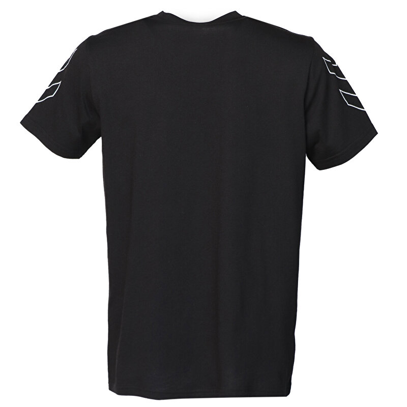 T-TE JEFF COTTON TİŞÖRT Siyah Erkek Spor Tişört