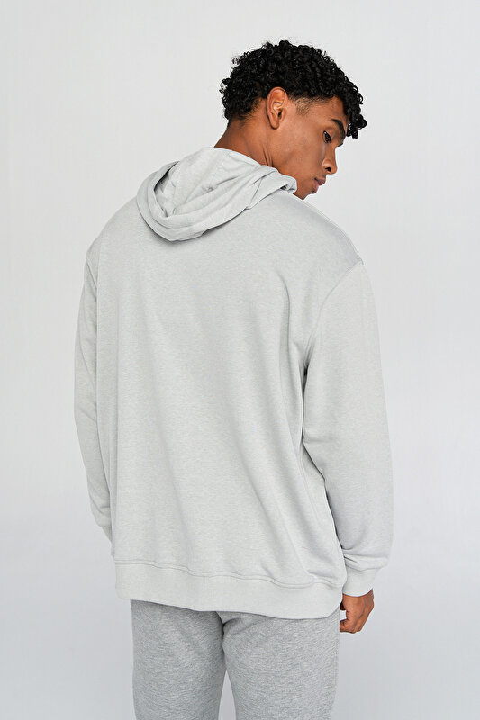 YASUO OVERSIZE FERMUARLI HOODIE Gri Erkek Hoodie
