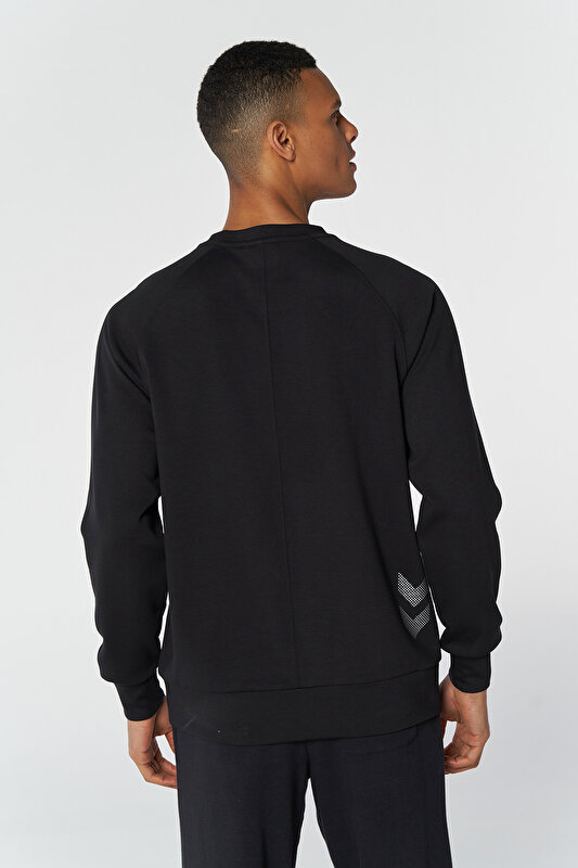EVON SWEATSHIRT Siyah Erkek Sweatshirt