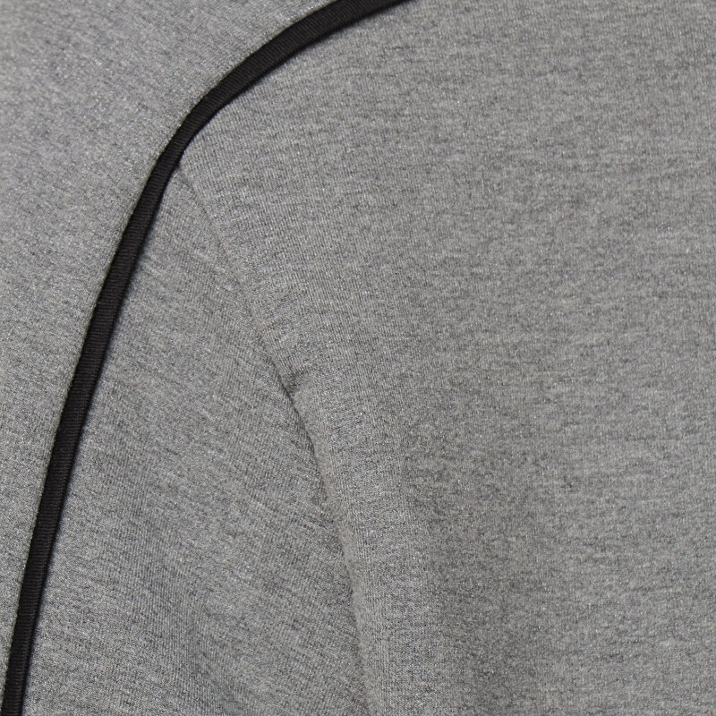 ISSINA FERMUARLI HOODIE Gri Erkek Fermuarlı Hoodie