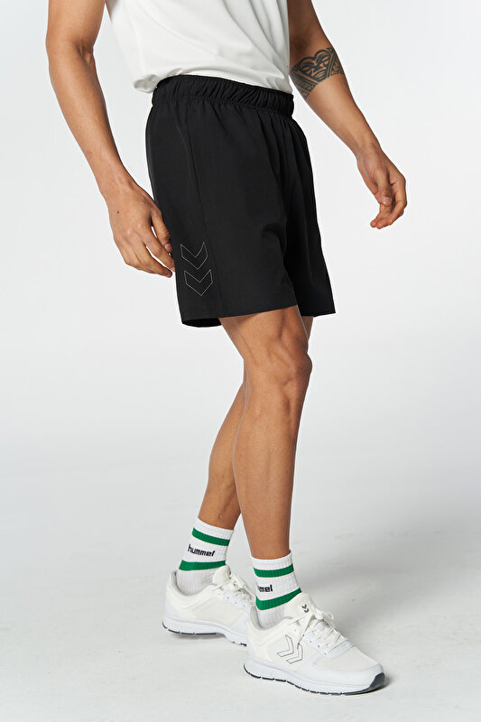 T-TE BASE WOVEN ŞORT Siyah Erkek Şort 