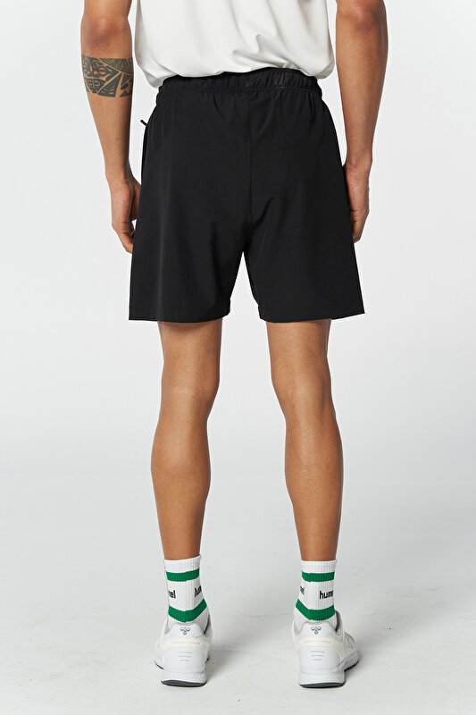 T-TE BASE WOVEN ŞORT Siyah Erkek Şort 