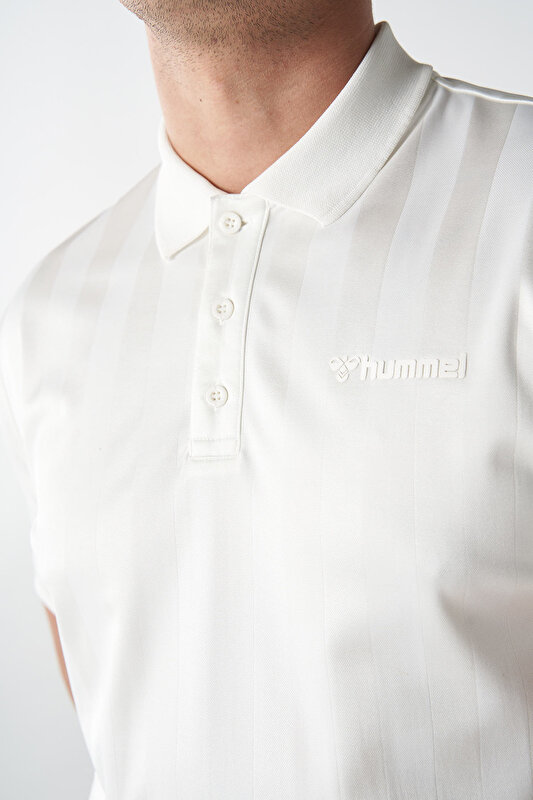 MATHEN KISA KOL POLO YAKA TİŞÖRT Beyaz Erkek Tişört