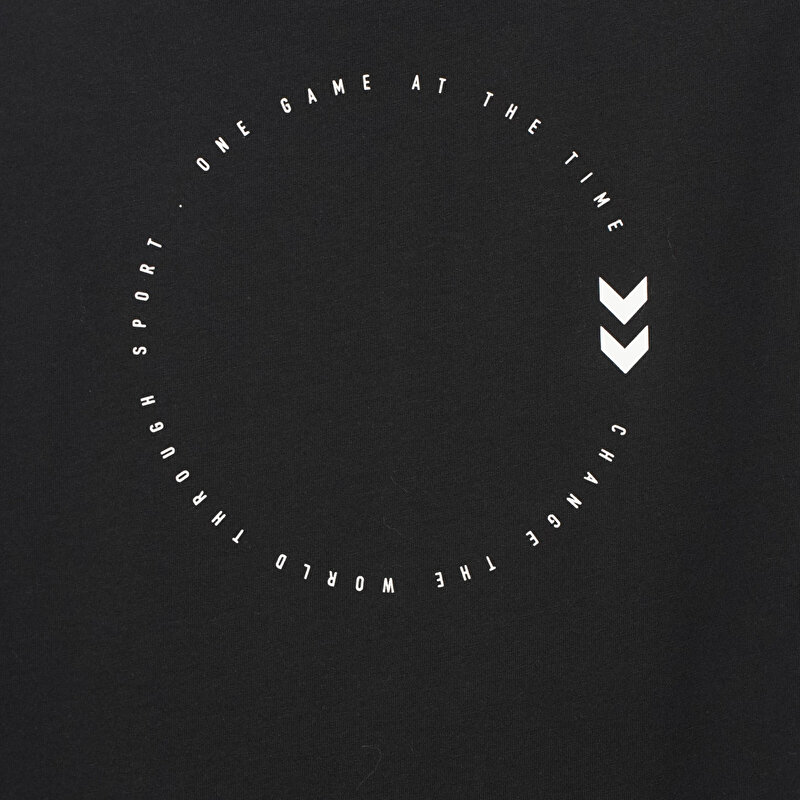 SHURA OVERSIZE KISA KOLLU TİŞÖRT Siyah Kadın Tişört