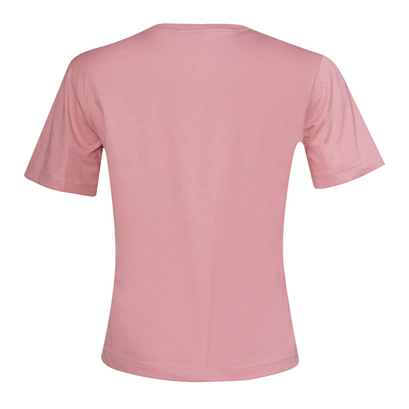 T-IC ICONA REGULAR KISA KOLLU TİŞÖRT Pembe Kadın Tişört