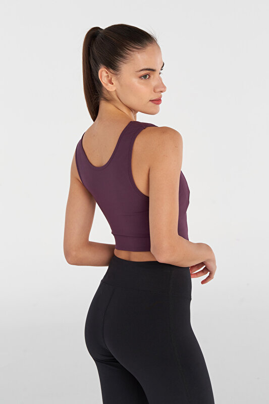 PEARL SPOR SÜTYENİ Mor Kadın Spor Sütyeni 