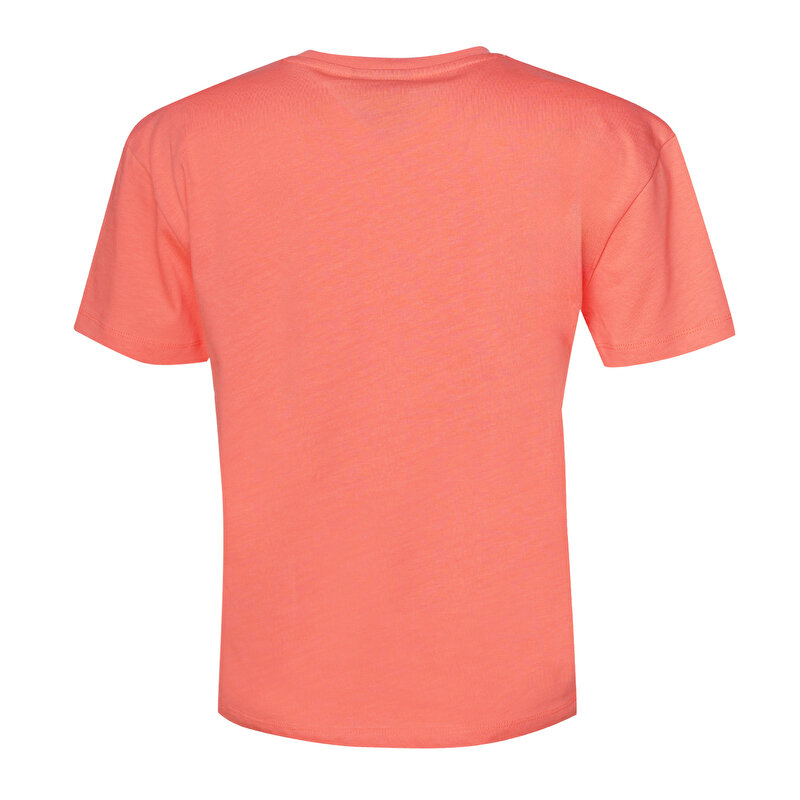 BOEL KISA KOLLU TİŞÖRT Pembe Kadın Tişört