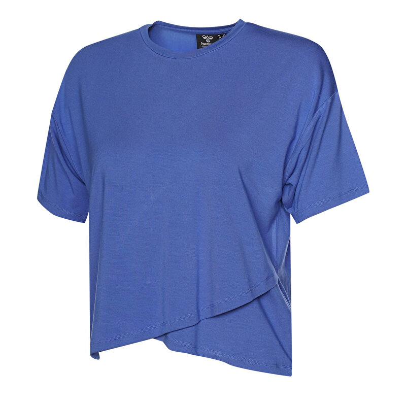 BORNEO KISA KOLLU TİŞÖRT Mavi Kadın Tişört