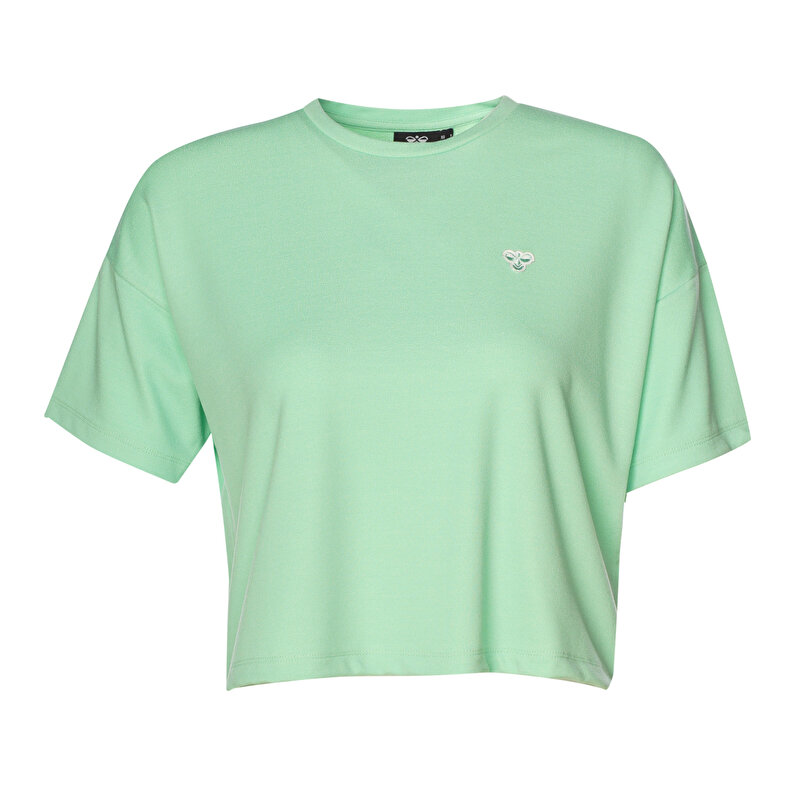 CAPE KISA KOLLU TİŞÖRT Yeşil Kadın Tişört