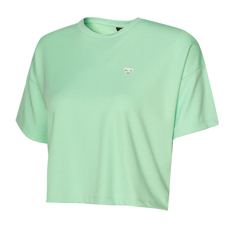 CAPE KISA KOLLU TİŞÖRT Yeşil Kadın Tişört