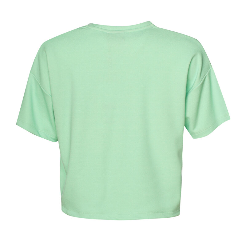 CAPE KISA KOLLU TİŞÖRT Yeşil Kadın Tişört