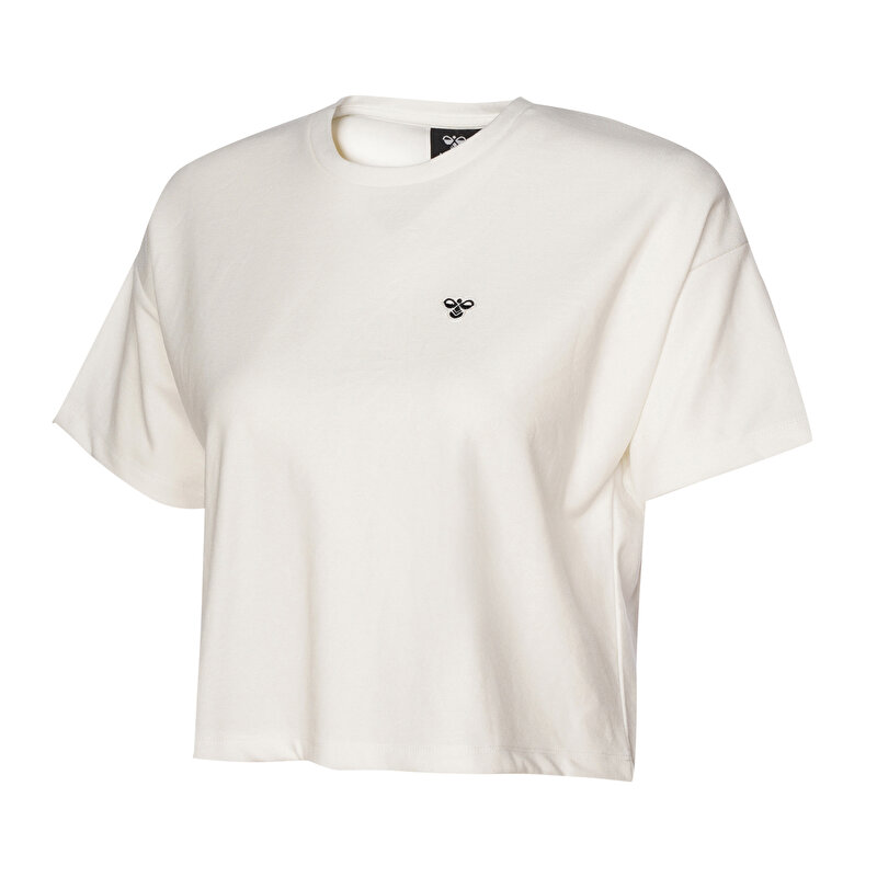 CAPE KISA KOLLU TİŞÖRT Beyaz Kadın Tişört