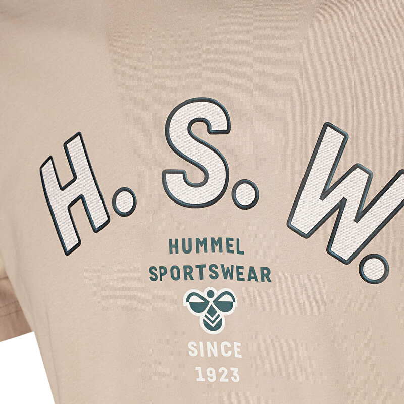 HAYES KISA KOLLU TİŞÖRT Bej Erkek Tişört