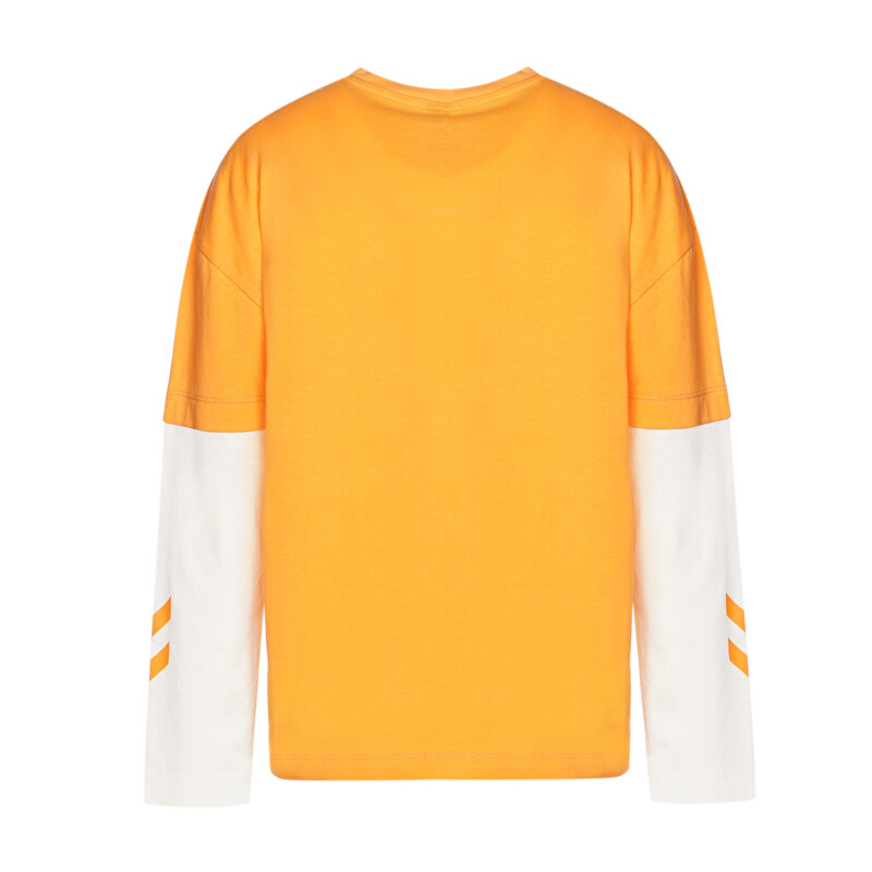 LAISA ÇOCUK UZUN KOLLU TİŞÖRT Turuncu Çocuk Tişört