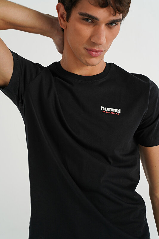 MEMBER KISA KOLLU TİŞÖRT Siyah Erkek Tişört