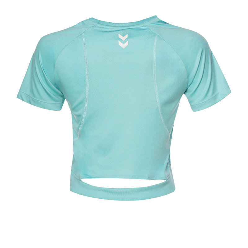 VALERY CROP KISA KOLLU TİŞÖRT Yeşil Kadın Tişört