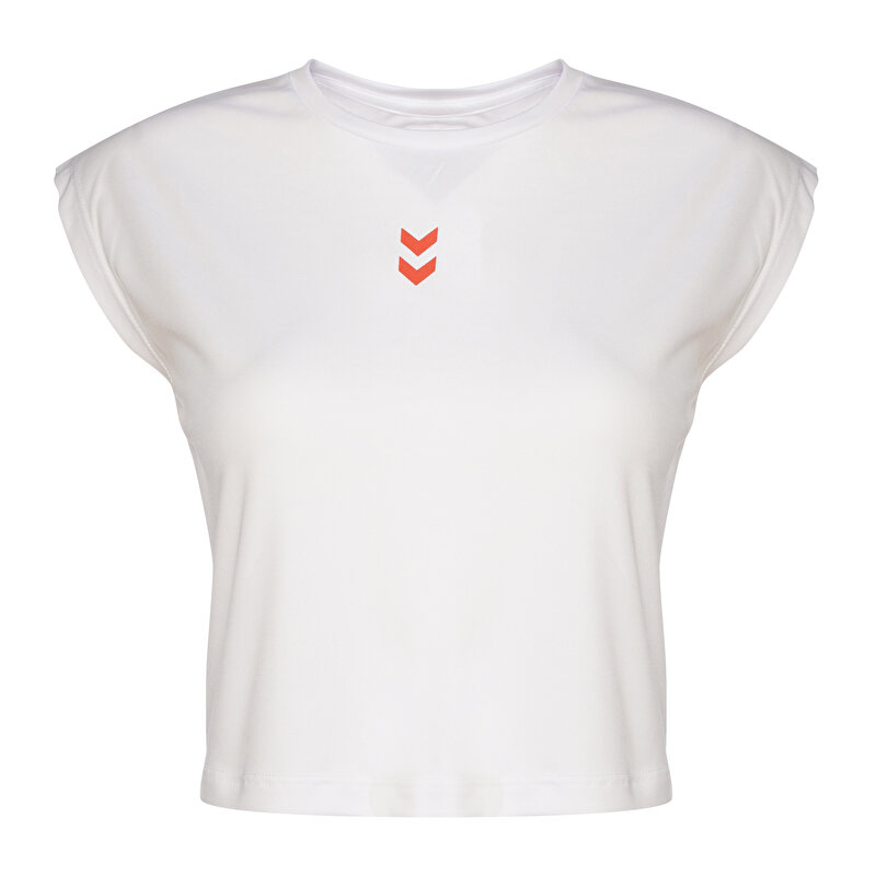 TED KISA KOLLU TİŞÖRT Beyaz Kadın Tişört 