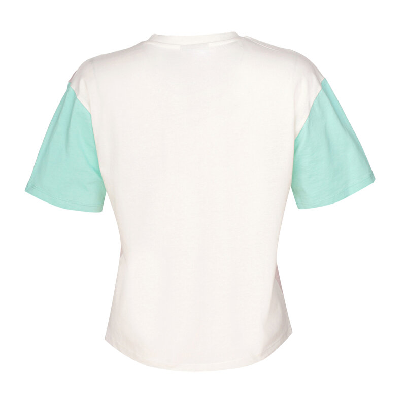 RECREO KISA KOLLU TİŞÖRT Ekru Kadın Tişört