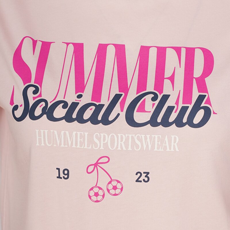 RECUENTO KISA KOLLU TİŞÖRT Pembe Kadın Tişört