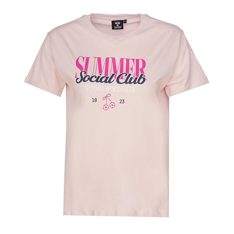 RECUENTO KISA KOLLU TİŞÖRT Pembe Kadın Tişört