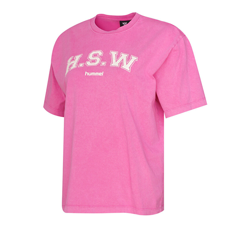 REMESA KISA KOLLU TİŞÖRT Pembe Kadın Tişört