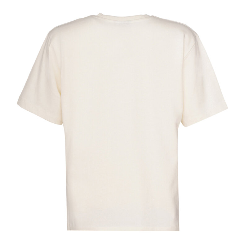 REVENDER KISA KOLLU TİŞÖRT Ekru Kadın Tişört